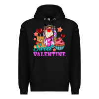 Black sweet valentine Premium Hoodie - AdoDesignShop