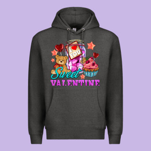 Sweet Valentine Premium Hoodie Designed By Adodesignshop