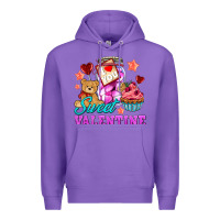 Purple sweet valentine Premium Hoodie - AdoDesignShop