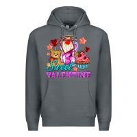 Rock sweet valentine Premium Hoodie - AdoDesignShop