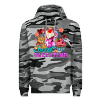 Slate Camo sweet valentine Premium Hoodie - AdoDesignShop