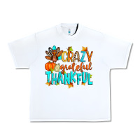 White crazy grateful thankful Urban Heavy Tee - Zillion Design Studio