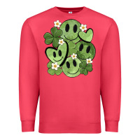 Cardinal st. patrick's day green smile Premium Sweatshirt - MaliasSmallBusiness
