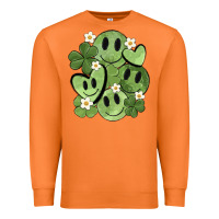 Carrot st. patrick's day green smile Premium Sweatshirt - MaliasSmallBusiness