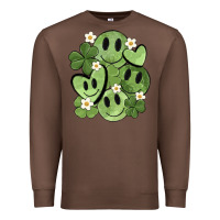Chestnut st. patrick's day green smile Premium Sweatshirt - MaliasSmallBusiness