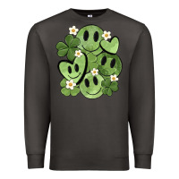 Smoke st. patrick's day green smile Premium Sweatshirt - MaliasSmallBusiness