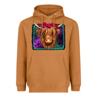 Meerkat halloween highland cow Heavyweight Hoodie - Jasminsmagicworld