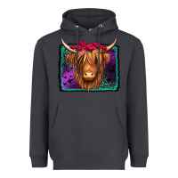 Smoke halloween highland cow Heavyweight Hoodie - Jasminsmagicworld