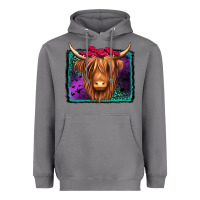 Storm halloween highland cow Heavyweight Hoodie - Jasminsmagicworld