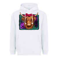 White halloween highland cow Heavyweight Hoodie - Jasminsmagicworld