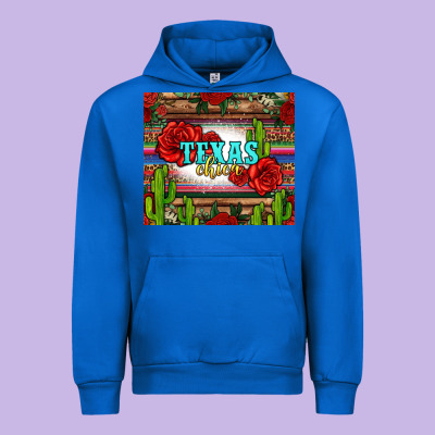 Texas Chica With Roses Urban Hoodie Designed By Jasminsmagicworld