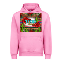 Fuchsia Pink texas chica with roses Urban Hoodie - Jasminsmagicworld