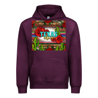 Mauve Wine texas chica with roses Urban Hoodie - Jasminsmagicworld