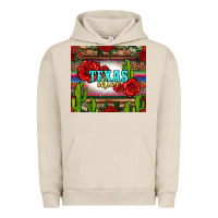 Pigment French Oak texas chica with roses Urban Hoodie - Jasminsmagicworld