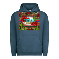 Pigment Midnight Navy texas chica with roses Urban Hoodie - Jasminsmagicworld