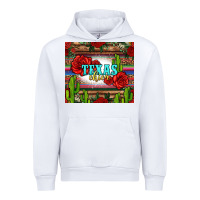 White texas chica with roses Urban Hoodie - Jasminsmagicworld