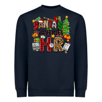 Navy santa's favorite hr Heavyweight Sweatshirt - Zillion Design Studio