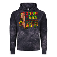 Cloud Black steppin into black history Vintage Hoodie - Zillion Design Studio