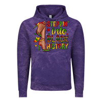 Cloud Purple steppin into black history Vintage Hoodie - Zillion Design Studio