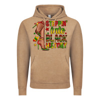 Vintage Coffee steppin into black history Vintage Hoodie - Zillion Design Studio