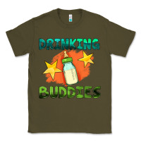 Army Green drinking buddies with baby bottle Classic Tee - HRA Design Shop