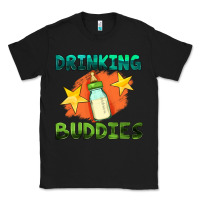 Black drinking buddies with baby bottle Classic Tee - HRA Design Shop