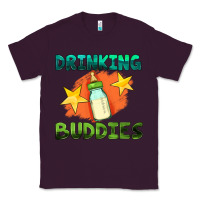 Plum drinking buddies with baby bottle Classic Tee - HRA Design Shop