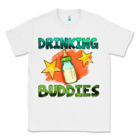 White drinking buddies with baby bottle Classic Tee - HRA Design Shop