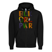 Black black girl power Zipper Hoodie - BundleAndBundleShop