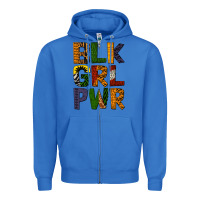 True Royal black girl power Zipper Hoodie - BundleAndBundleShop