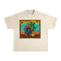 Sandshell turkey and pumpkins Urban Heavy Tee - RanaPortraitStore