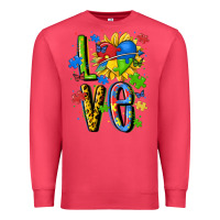 Cardinal autism love Premium Sweatshirt - MaliasSmallBusiness