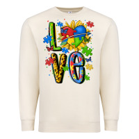 Sandshell autism love Premium Sweatshirt - MaliasSmallBusiness