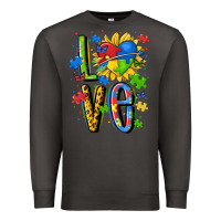 Smoke autism love Premium Sweatshirt - MaliasSmallBusiness