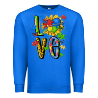 True Royal autism love Premium Sweatshirt - MaliasSmallBusiness