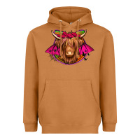 Meerkat halloween highland cow horseshoe Heavyweight Hoodie - Jasminsmagicworld
