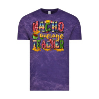 Cloud Purple nacho average teacher Vintage Tee - Zillion Design Studio