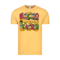 Vintage Mustard nacho average teacher Vintage Tee - Zillion Design Studio