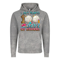Cloud Rock i just served 100 days of school volleyball Vintage Hoodie - Zillion Design Studio
