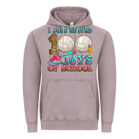 Vintage Zinc i just served 100 days of school volleyball Vintage Hoodie - Zillion Design Studio