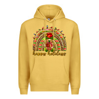 Antique Gold Happy holidays elf gnome Premium Hoodie - NancyCooperArtShop