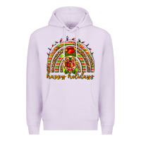 Lilac Happy holidays elf gnome Premium Hoodie - NancyCooperArtShop