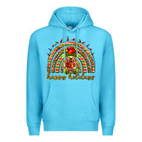 Ocean Blue Happy holidays elf gnome Premium Hoodie - NancyCooperArtShop