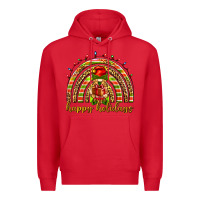 Red Happy holidays elf gnome Premium Hoodie - NancyCooperArtShop