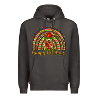 Smoke Happy holidays elf gnome Premium Hoodie - NancyCooperArtShop