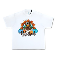 White thanksgiving turkey pumpkin blessed Urban Heavy Tee - RanaPortraitStore