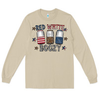 Red White Boozy Long Sleeve Tee | Teevron