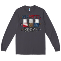 Smoke red white boozy Long Sleeve Tee - CowhideDigitalArt