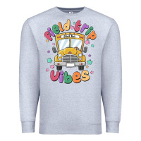 Heather Grey field trip vibes Premium Sweatshirt - MaliasSmallBusiness