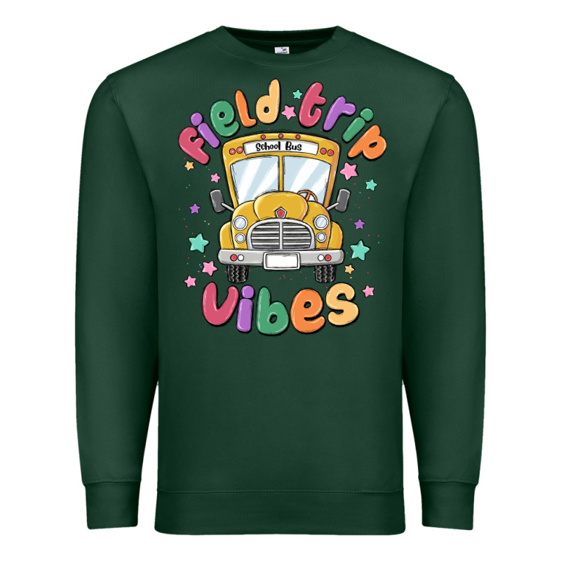 Field Trip Vibes Premium Sweatshirt by MaliasSmallBusiness | Teevron